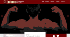 Desktop Screenshot of lalamachiropractic.com